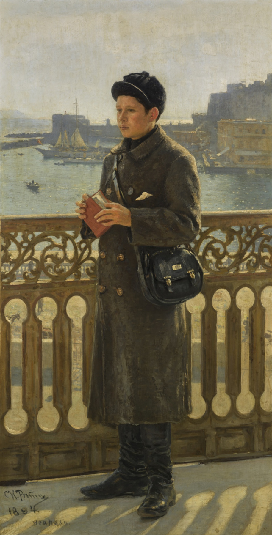 Ilya Efimovich Repin. Portrait of Yury Repin at the Gulf of Naples