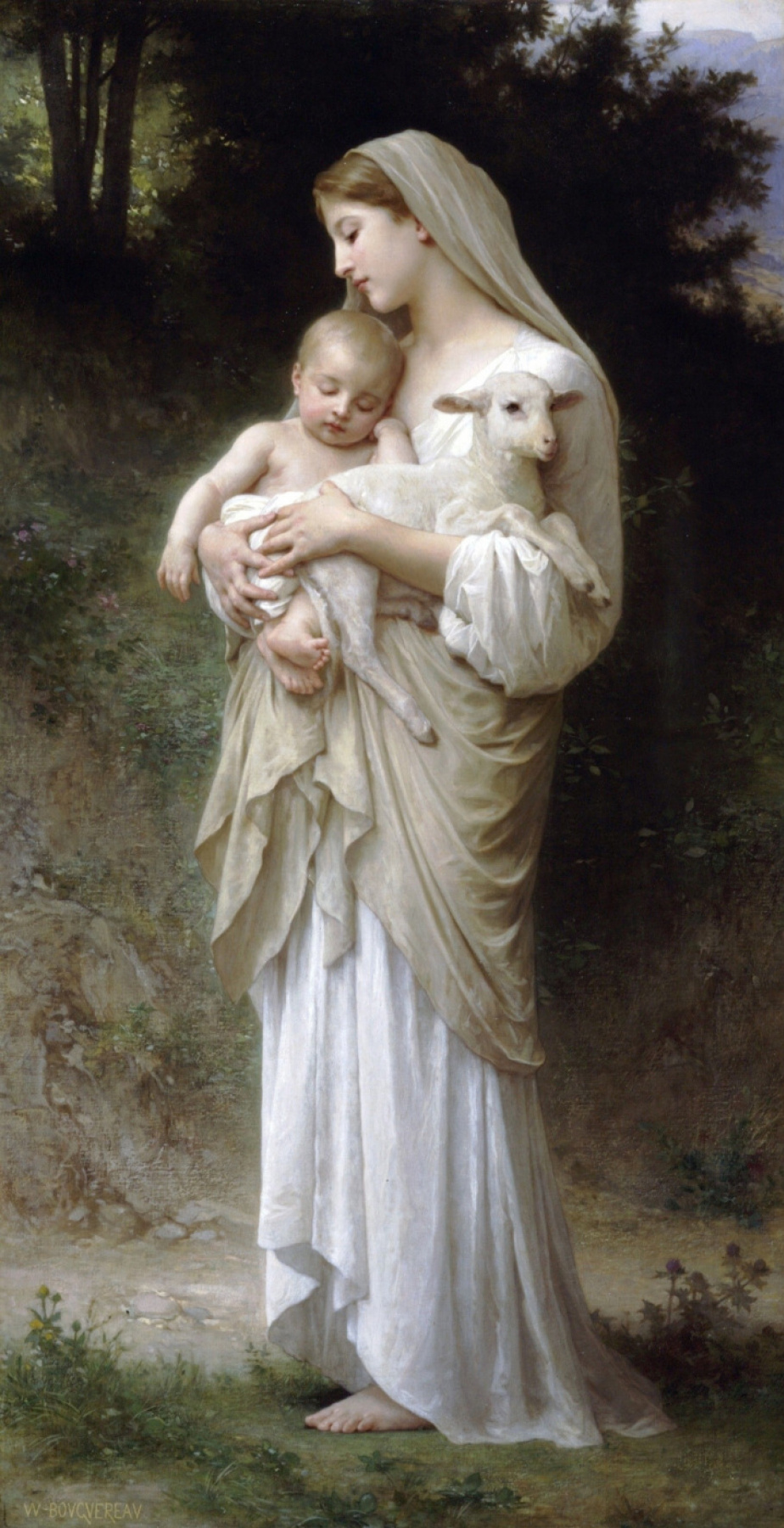 William-Adolphe Bouguereau. Innocence