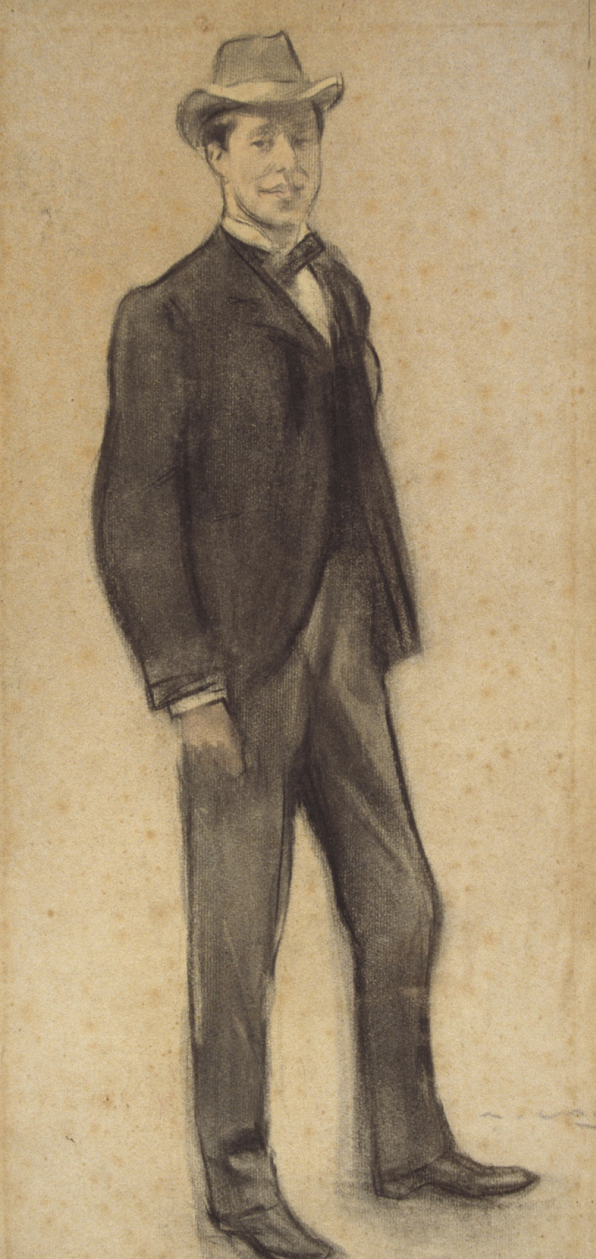 Ramon Casas i Carbó. Portrait of Carles Costa