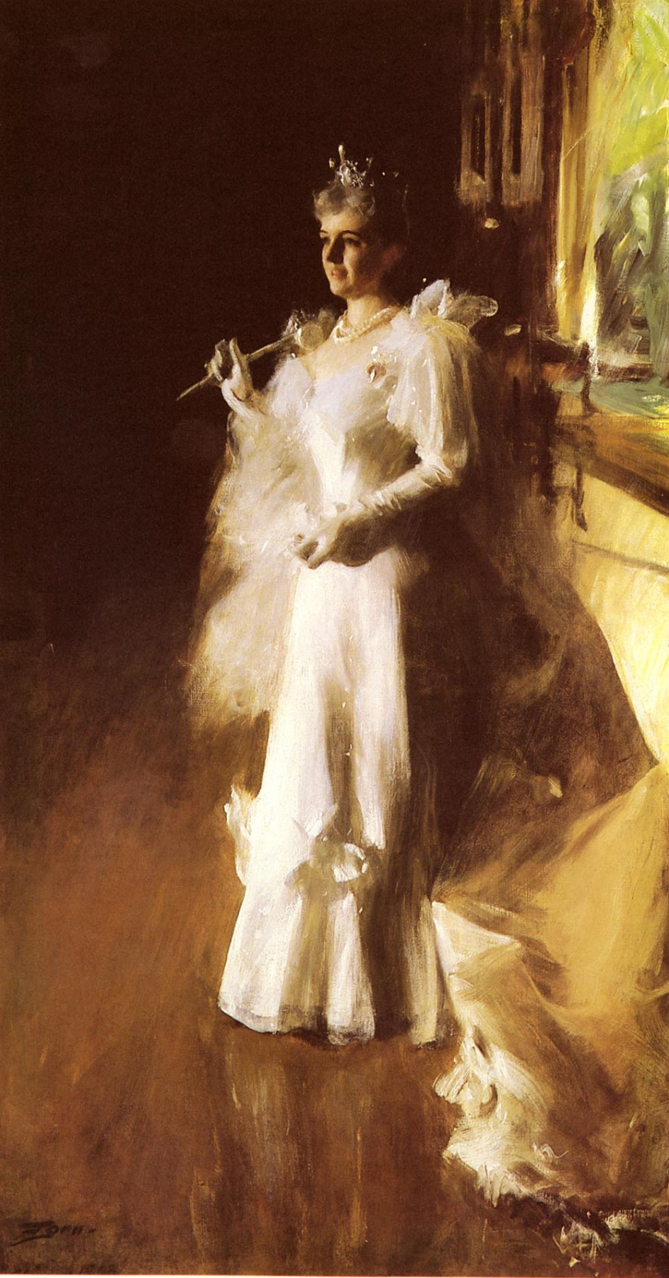 Anders Zorn. Mrs. Potter Palmer