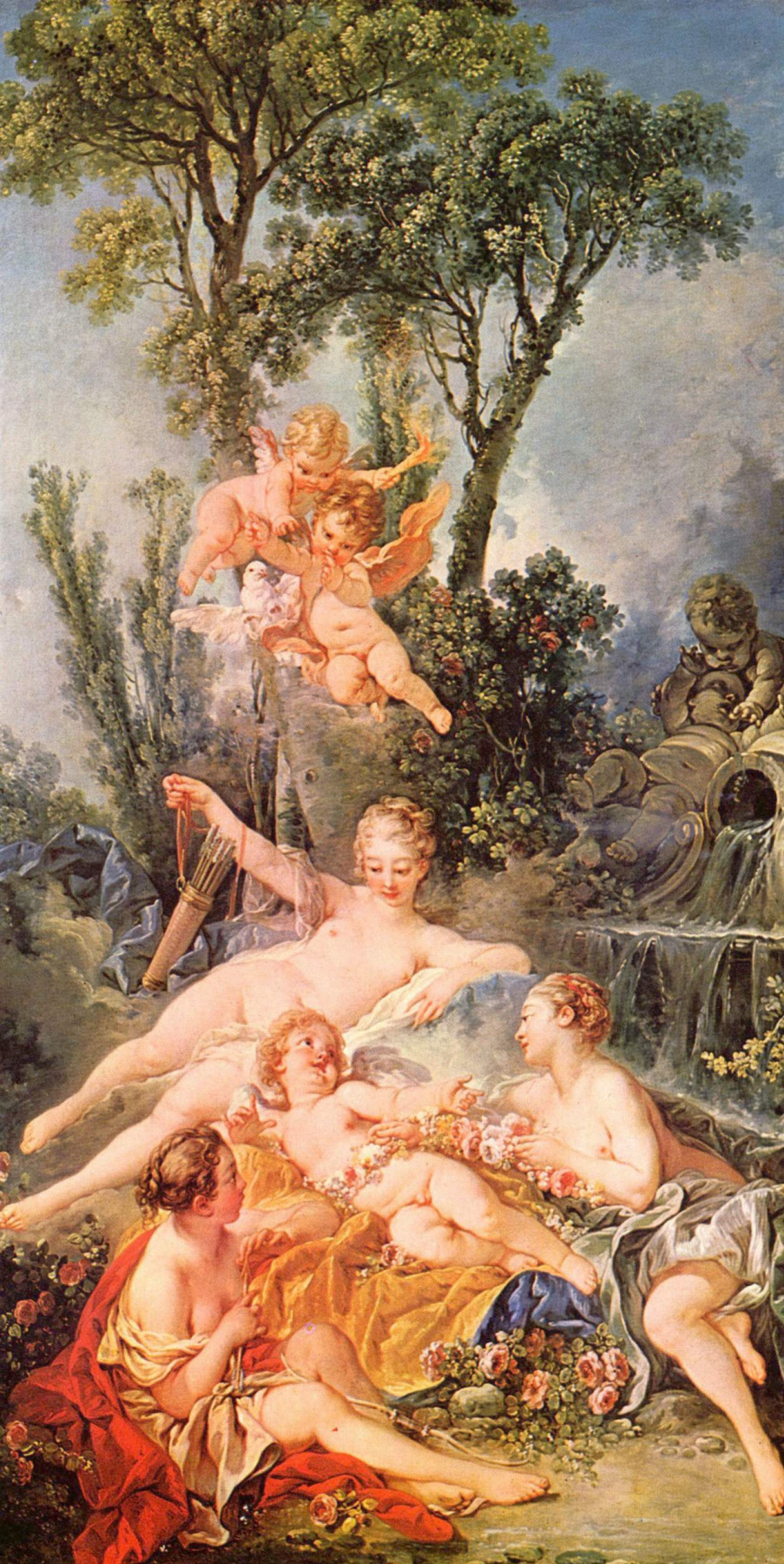 Francois Boucher. Captive Amur