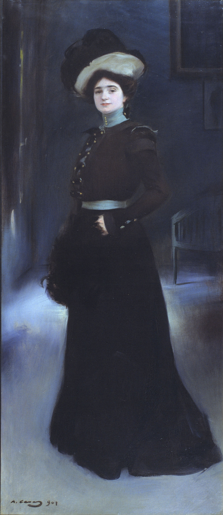 Ramon Casas i Carbó. Portrait of Isabel Llorac