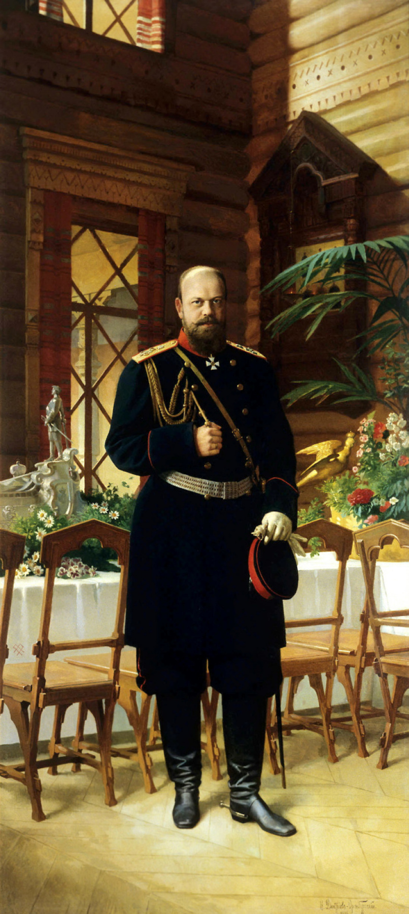 Nikolai Dmitrievich Dmitriev-Orenburg. Portrait of Emperor Alexander III