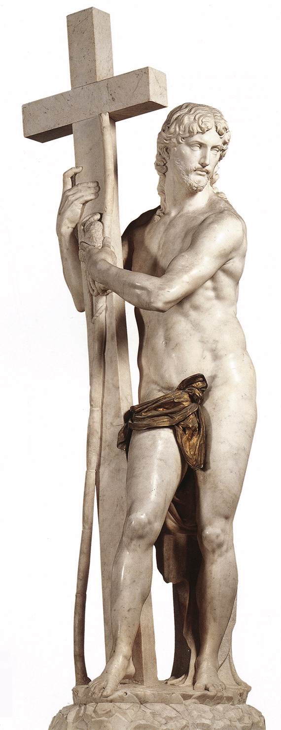 Микеланджело Буонарроти. Христос, несущий крест