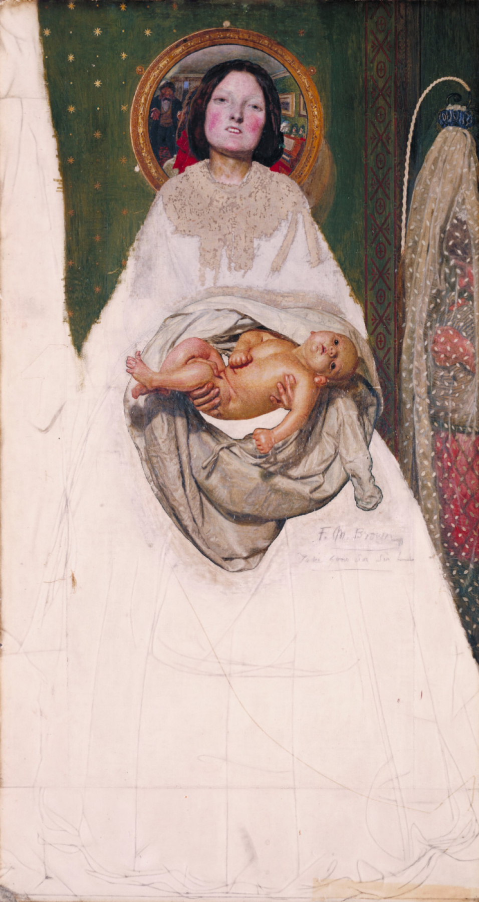 Ford Madox Brown. "Nehmen Sie Ihren Sohn, Herr!"