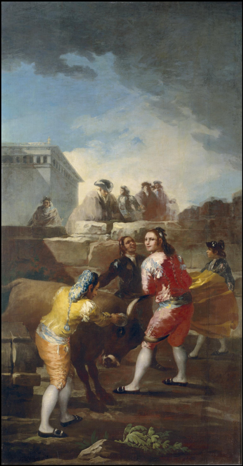 Francisco Goya. Fight with a young bull