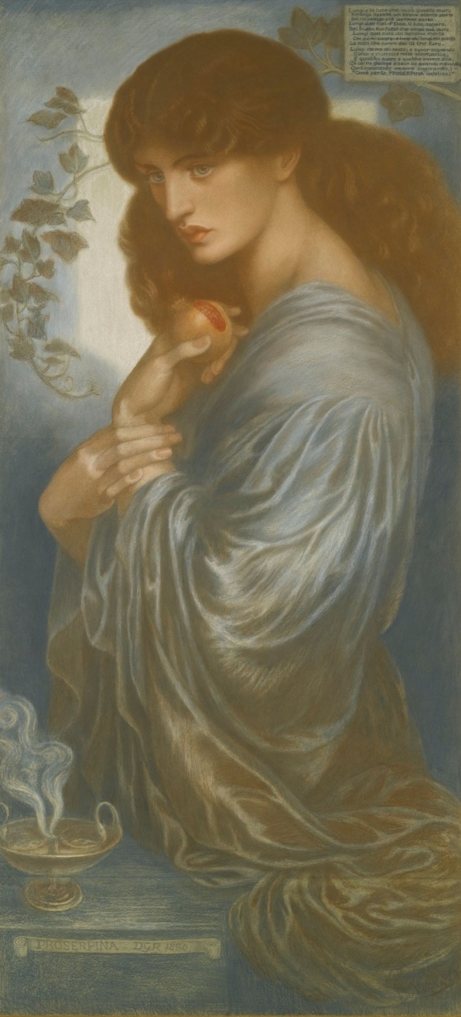 Buy digital version: Proserpine IV by Dante Gabriel Rossetti | Arthive