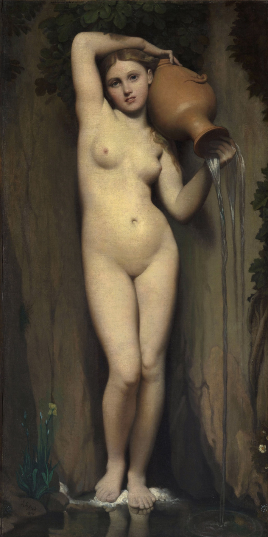 Jean Auguste Dominique Ingres. The spring