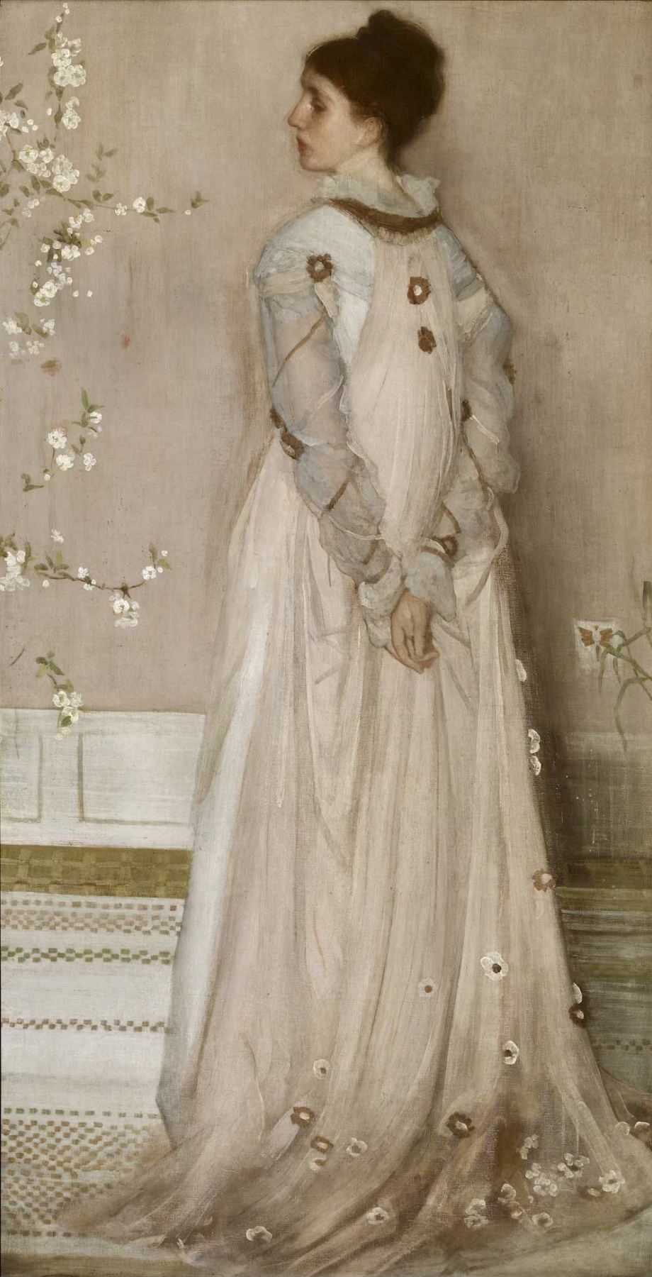 James Abbot McNeill Whistler. Symphony in Flesh Colour and Pink: Portrait of Mrs Frances Leyland