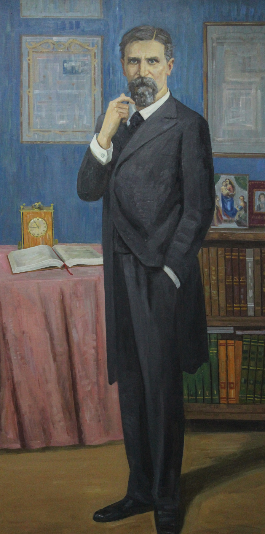 Eugene Alexandrovich Kazantsev. Portrait KA Timiryazev.