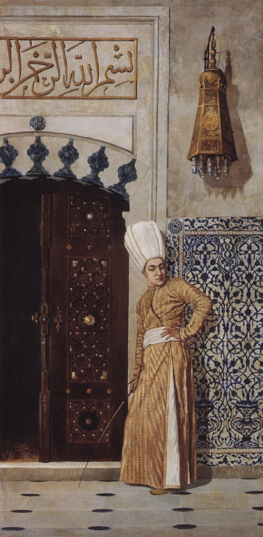 Vasily Vereshchagin. The eunuch at the door of the harem