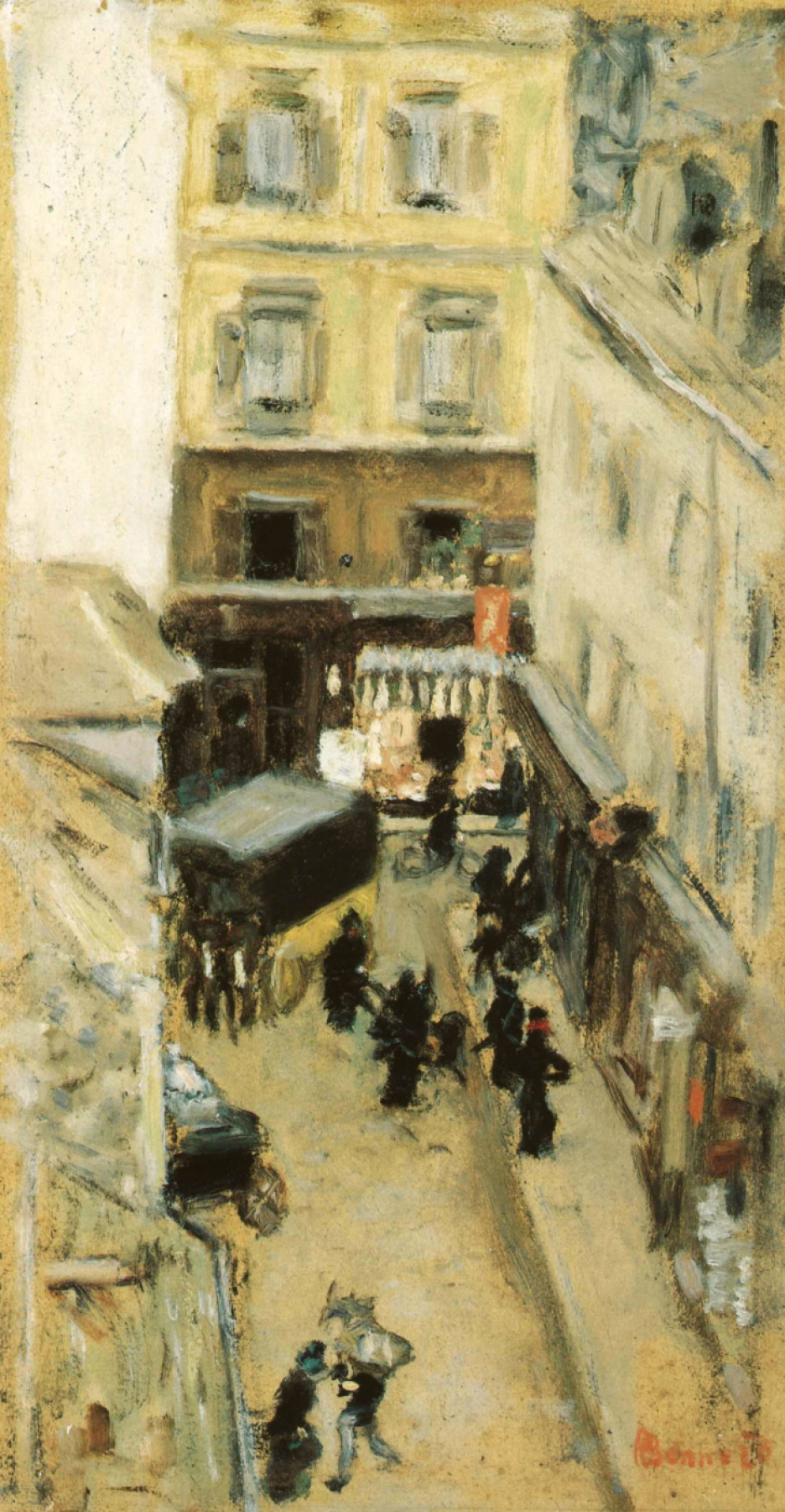 Pierre Bonnard. Narrow street of Paris