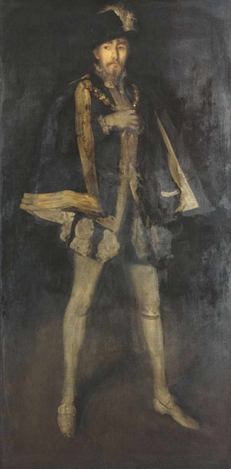 James Abbot McNeill Whistler. Arrangement in black, No. 3 Sir Henry Irving as Philip II of Spain