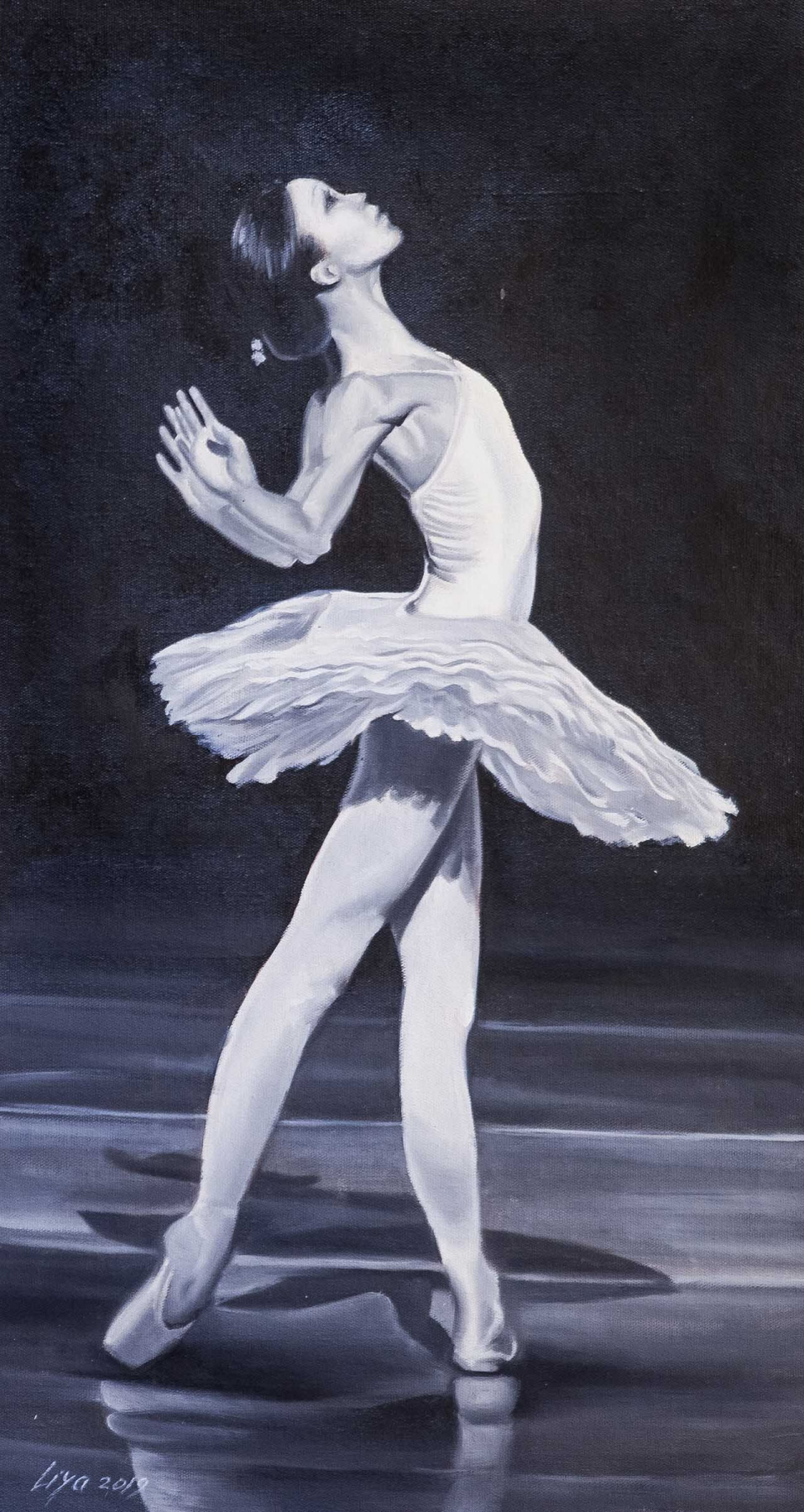 Ballerina. White Swan Dance