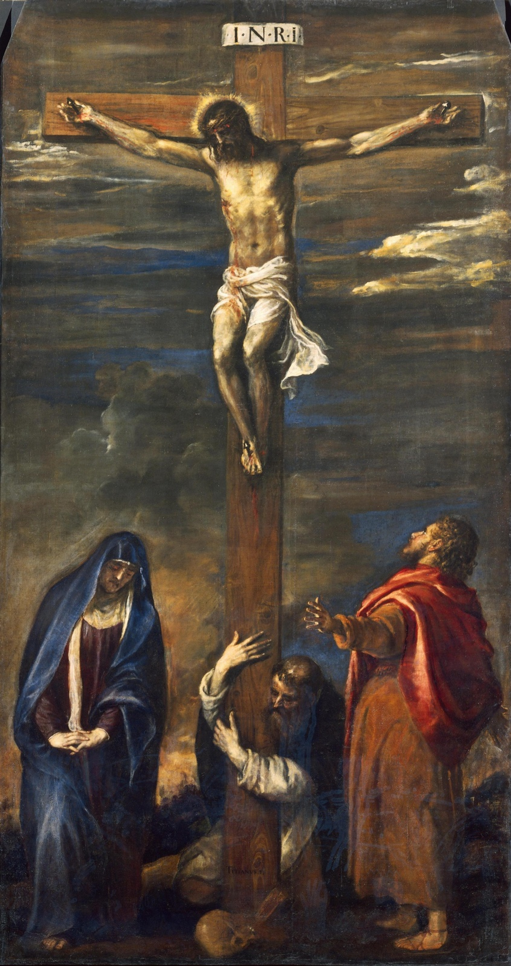 The Crucifixion Of Christ, 1558, 197×317 cm by Titian Vecelli