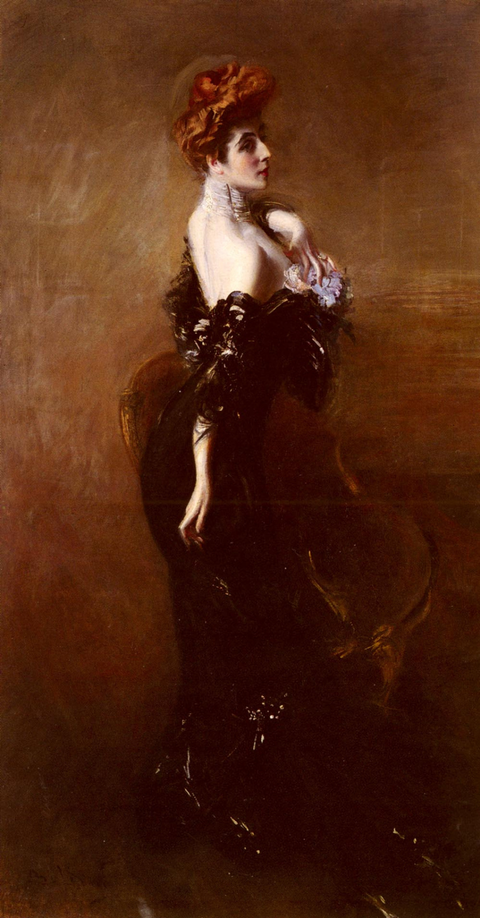 Джованни Больдини. Портрет мадам Пэйдж в вечернем платье
