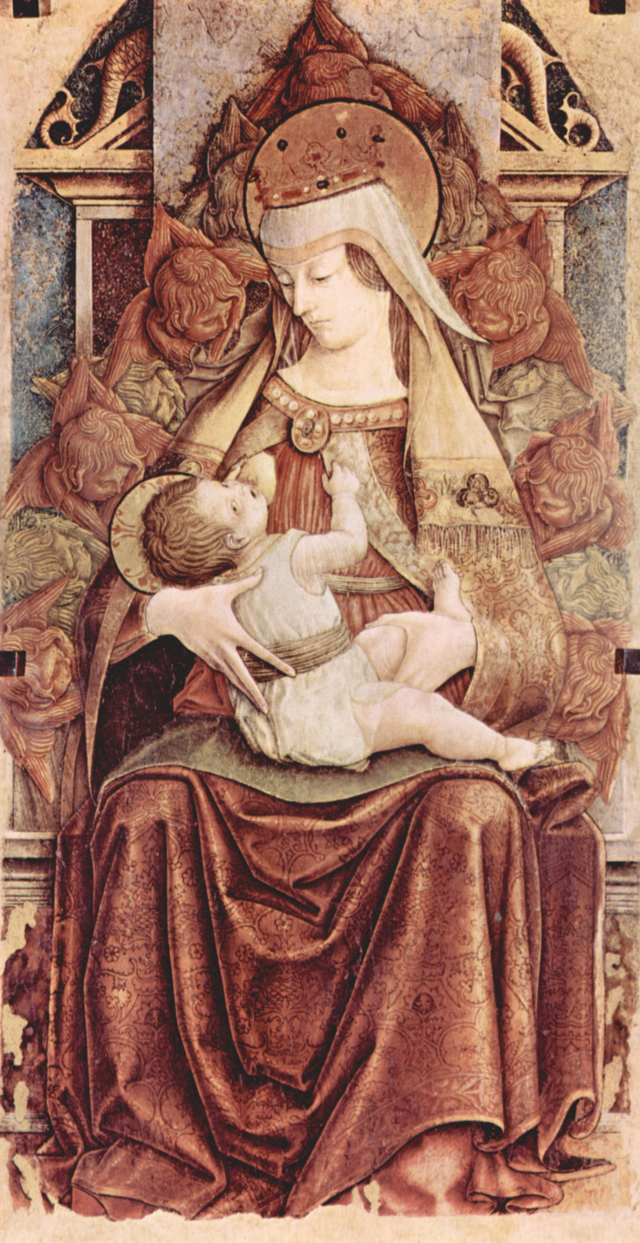 Carlo Crivelli. Madonna enthroned