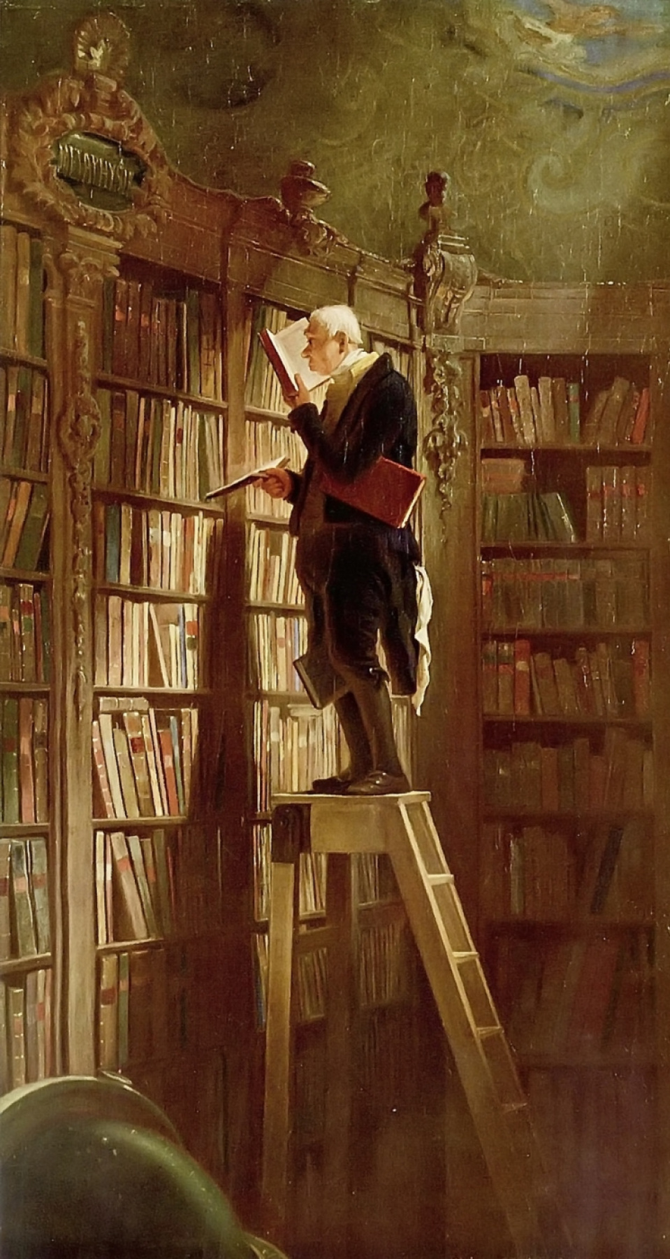 Karl Spitzweg. Bookworm