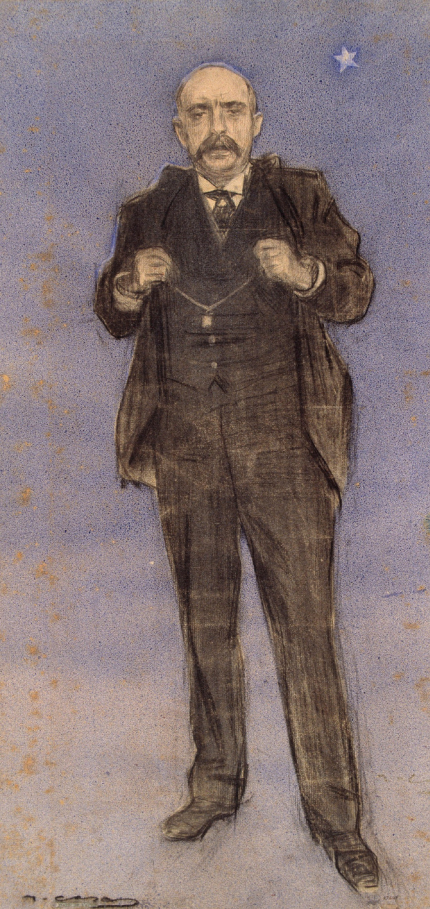 Ramon Casas i Carbó. Portrait of Dionys Pug