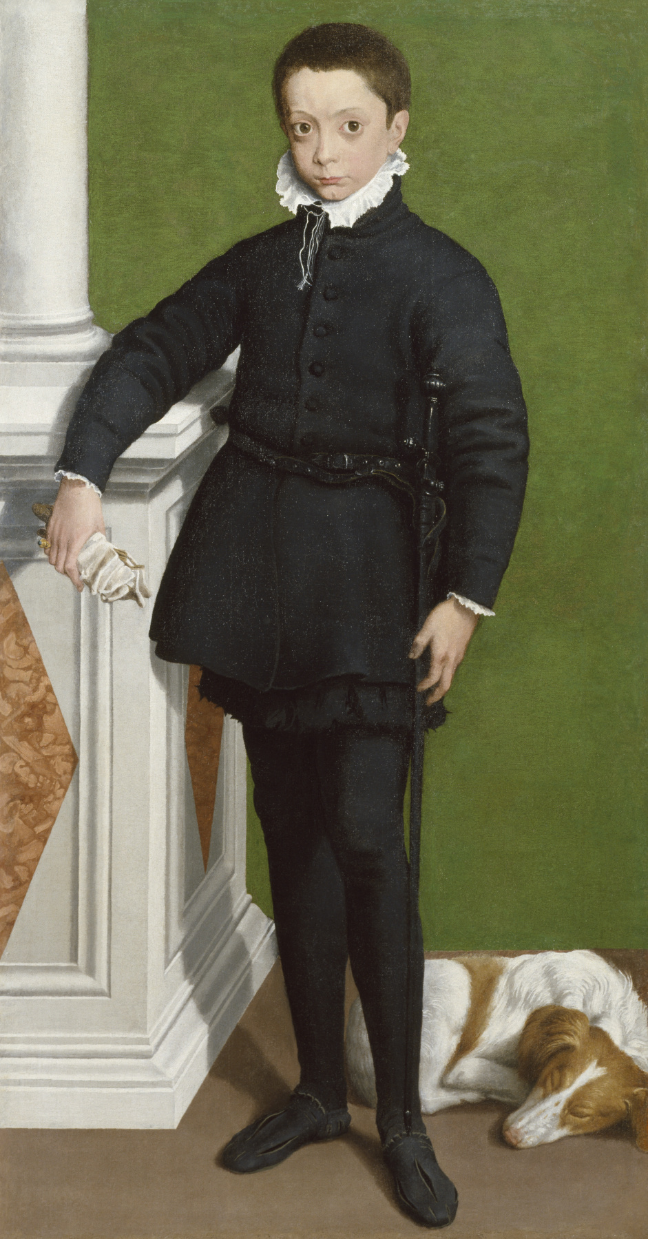 Sofonisba Anguissola. Portrait of Massimiliano Stumpa at the age of nine