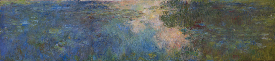 Claude Monet. A pond with water lilies