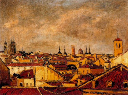 Landscape, 1939, 162×130 cm by Balthus (Balthasar Klossovsky de