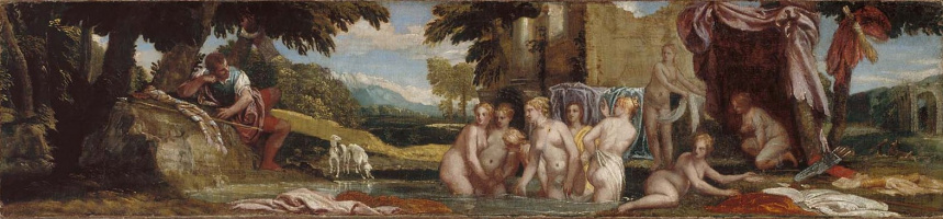 Paolo Veronese. Acteon and bathing nymphs