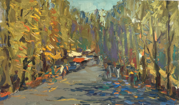 Villa Falconieri, Frascati, 1907, 50×34 cm by John Singer Sargent