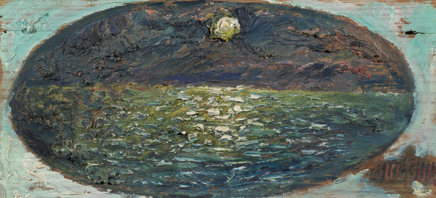 Jean Edouard Vuillard Soirée de jardin, 1900, 12×25 cm