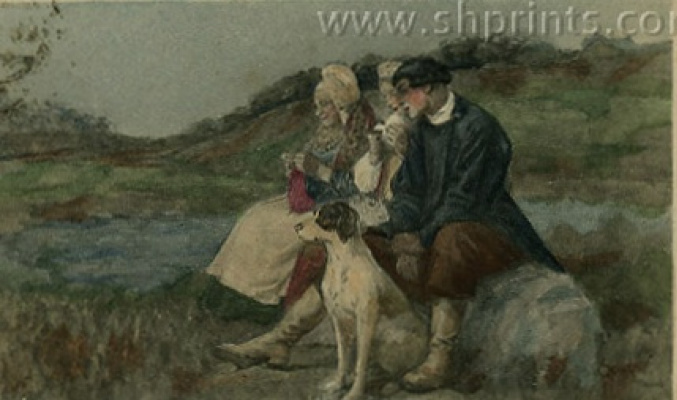 After the Shipwreck, 1847, 57×36 cm by Eugene Delacroix: History
