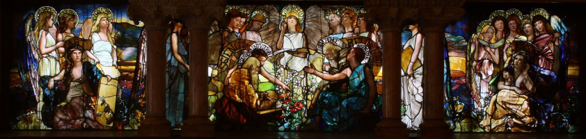 Louis Comfort Tiffany. Education (Chittenden Memorial Stained Glass Window). Yale university