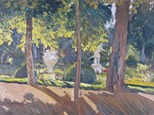 Villa Falconieri, Frascati, 1907, 50×34 cm by John Singer Sargent