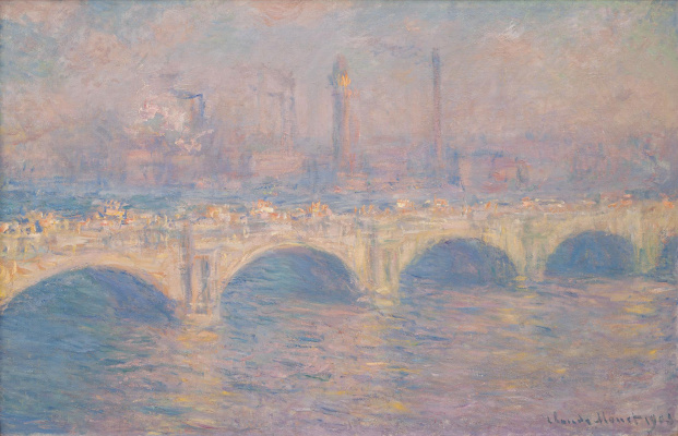 Waterloo bridge, effect of sunlight, 1903 by Claude Monet: History