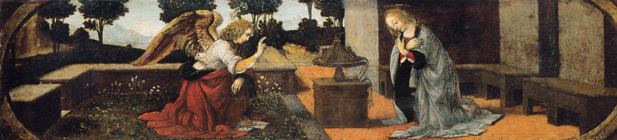 Leonardo da Vinci. The Annunciation