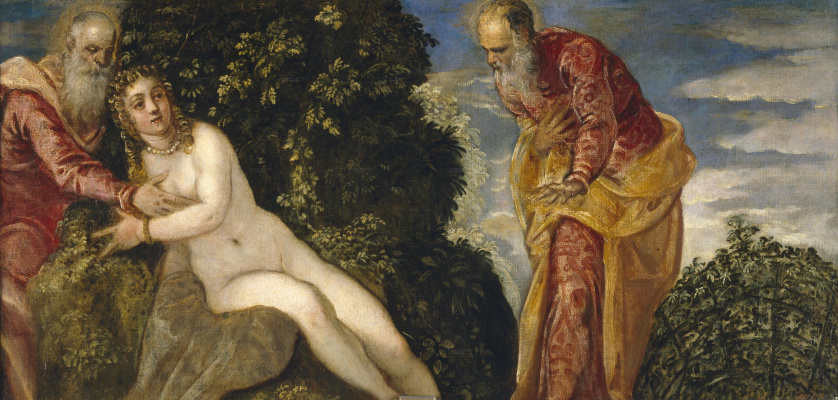 Jacopo (Robusti) Tintoretto. Susanna e gli Anziani