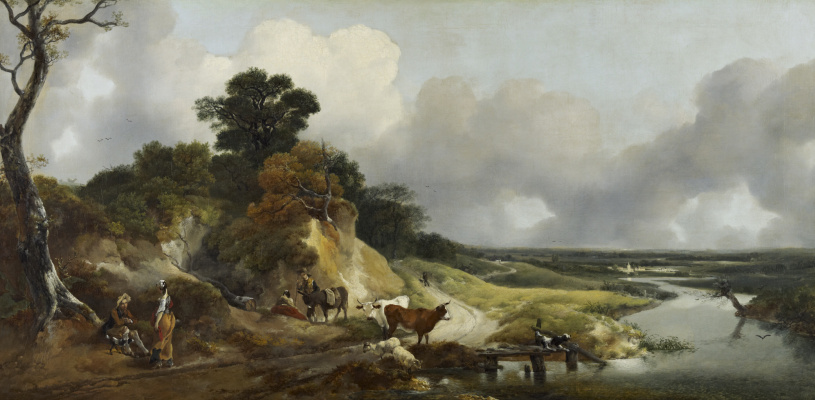 Thomas Gainsborough. Landscape near the village of Cornard