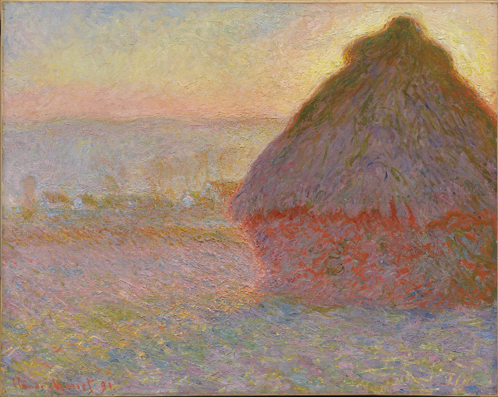 Buy digital version: Haystack by Claude Monet | Arthive