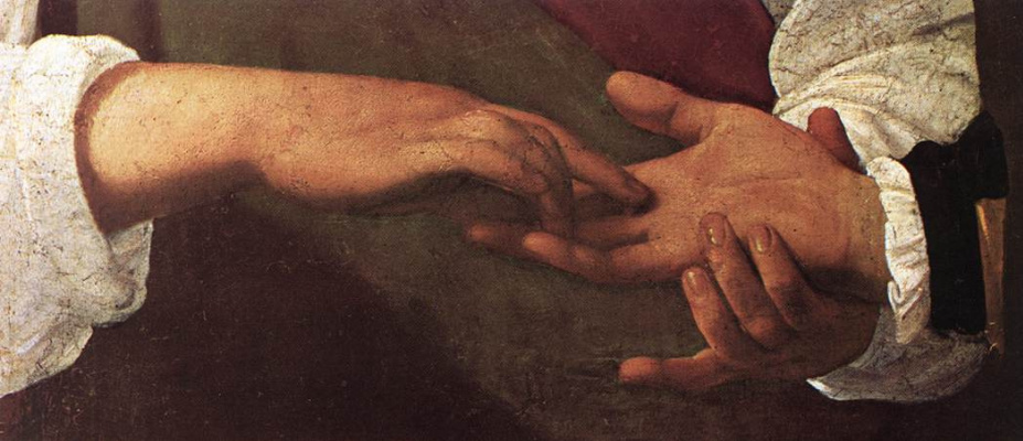 Микеланджело Меризи де Караваджо. Гадалка. Фрагмент
