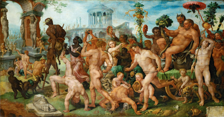 Martin van Heemskerk. The Triumph Of Bacchus