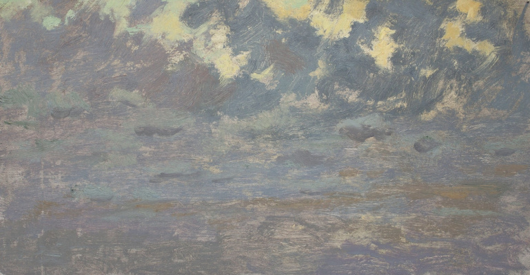 Igor Igorevich Krieger. Evening clouds