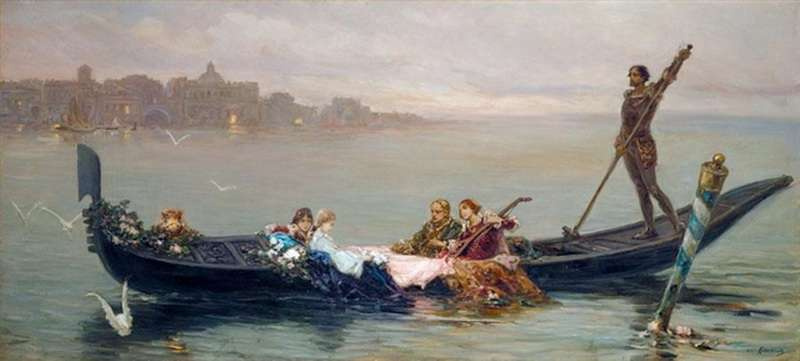 Wilhelm Kotarbinsky. Venetian Serenade