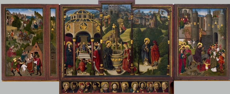 Невідомий художник. Иерусалимский триптих.   1497-1500