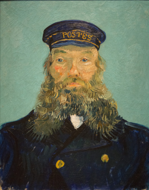 Portrait of Joseph Roulin (option), 4 1889, 54×65 cm by Vincent