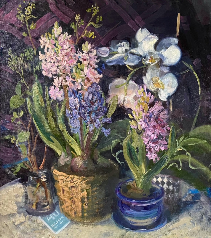 Henri Matisse 有鸢尾花的花瓶, 1912, 101×118 厘米：作品描述| Arthive