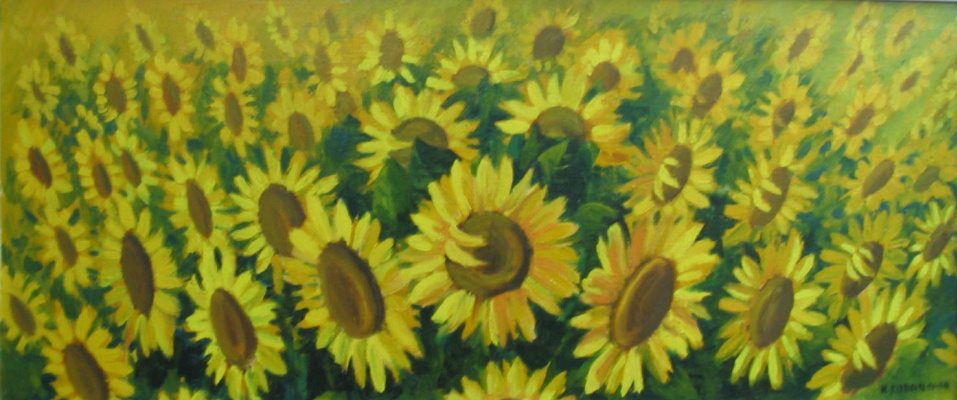 Ivan Vasilyevich Kovacs. Sunflowers