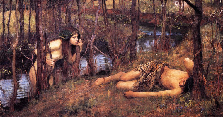 John William Waterhouse. The Naiad (Hylas and the nymph)