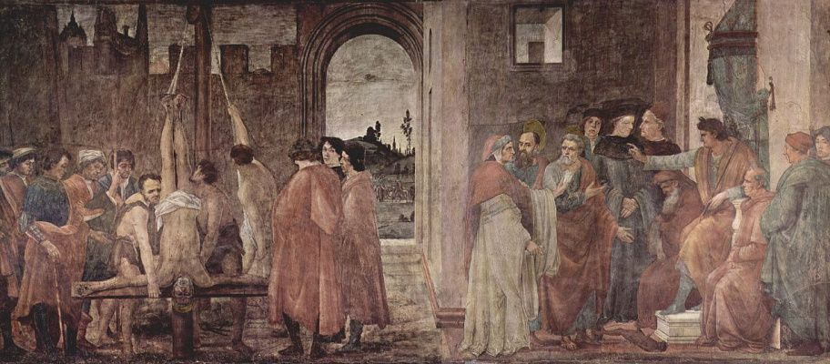 Filippino Lippi. The Martyrdom Of St. Peter