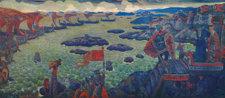 Nicholas Roerich. Varangian Sea (performance della campagna)