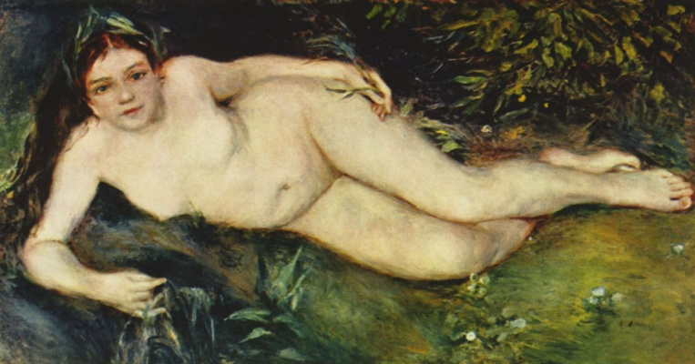 Pierre Auguste Renoir. Nymph at the source