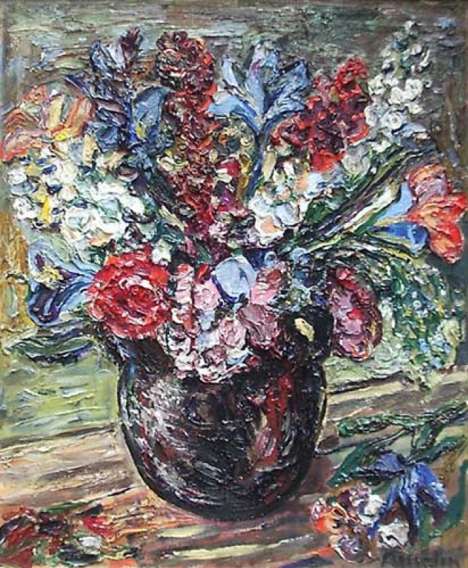Van Gogh 'Vase Mit Gänseblümchen Und Mohnblumen' – Gerahmtes Ölgemälde Auf Leinwand, 50,8 X 61 Cm